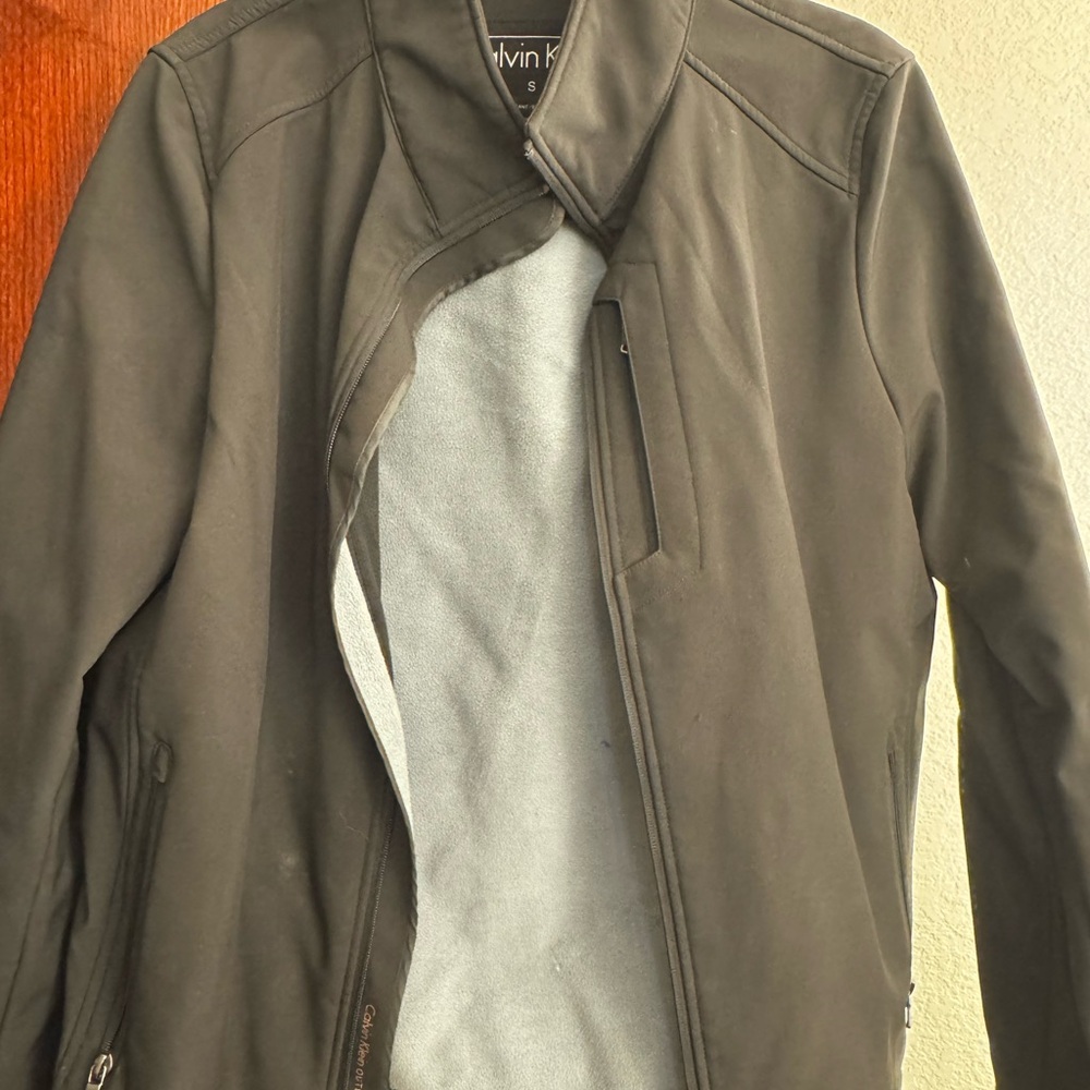 Calvin Klein Men's Dark Gray Lightweight Jacket